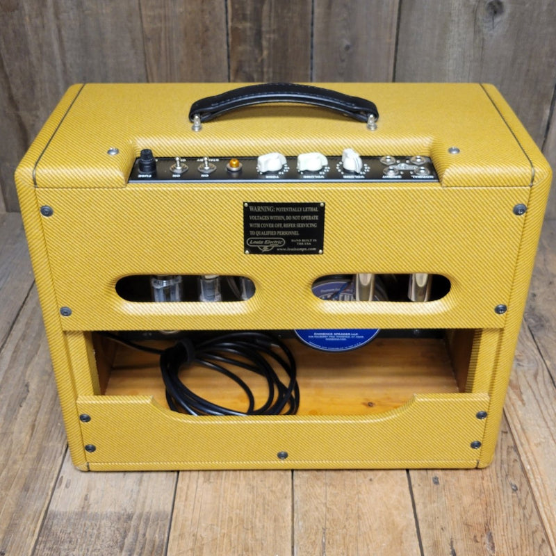SOLD - Louis Electric Amps HD12 Combo Guitar Amp Tweed Harvard Deluxe - Mahar's Vintage Guitars