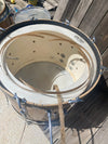 SOLD - Ludwig Drum Shell Kit Club Date 1965 Champagne Sparkle Keystone Incomplete - Mahar's Vintage Guitars