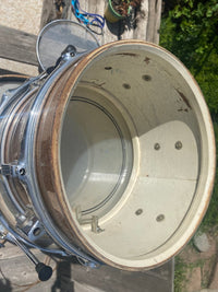SOLD - Ludwig Drum Shell Kit Club Date 1965 Champagne Sparkle Keystone Incomplete - Mahar's Vintage Guitars