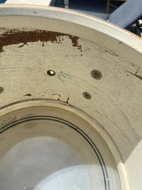 SOLD - Ludwig Drum Shell Kit Club Date 1965 Champagne Sparkle Keystone Incomplete - Mahar's Vintage Guitars