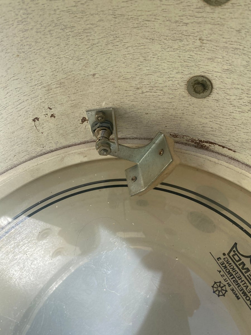 SOLD - Ludwig Drum Shell Kit Club Date 1965 Champagne Sparkle Keystone Incomplete - Mahar's Vintage Guitars
