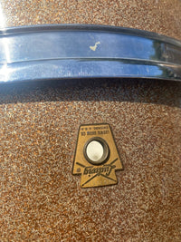 SOLD - Ludwig Drum Shell Kit Club Date 1965 Champagne Sparkle Keystone Incomplete - Mahar's Vintage Guitars