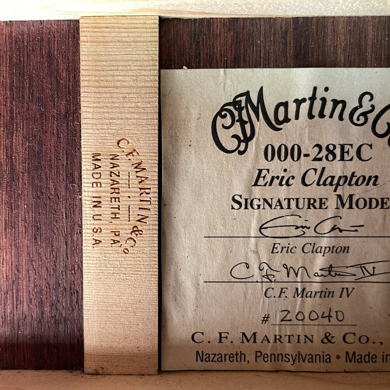 SOLD - Martin 000 - 28EC Eric Clapton 2014 with LR Baggs Anthem pickup system - Mahar's Vintage Guitars