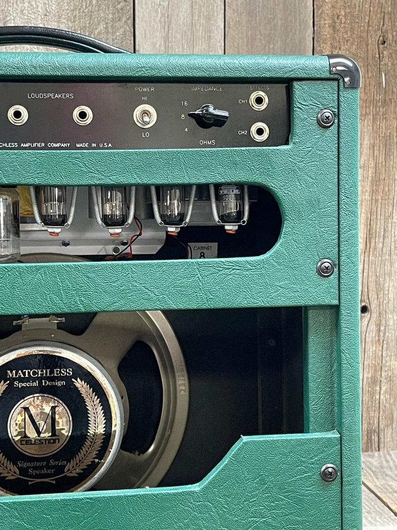 SOLD - Matchless SC - 30 Sampson Era British Racing Green Guitar Amplifier S/C - 30L 1994 - Mahar's Vintage Guitars