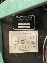 SOLD - Matchless SC - 30 Sampson Era British Racing Green Guitar Amplifier S/C - 30L 1994 - Mahar's Vintage Guitars