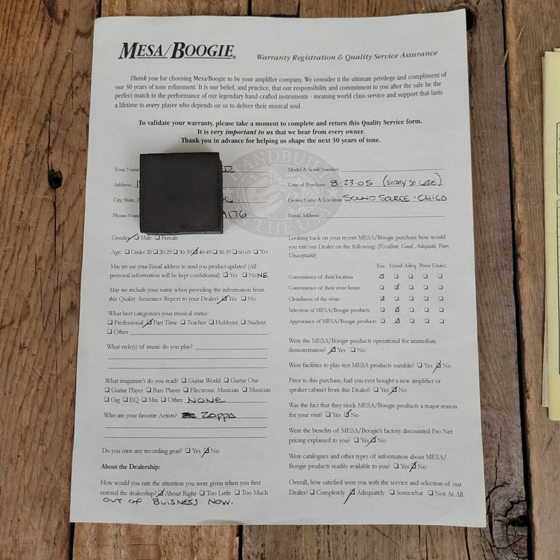 SOLD - Mesa Boogie Lone Star 50/100 Watt Combo - 2003 - Mahar's Vintage Guitars