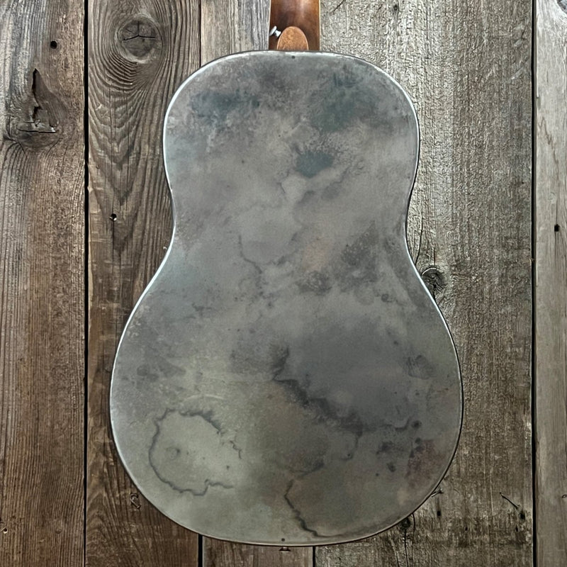SOLD - Mule Resophonic Tri - Cone Round Neck Resonator Guitar - Mahar's Vintage Guitars