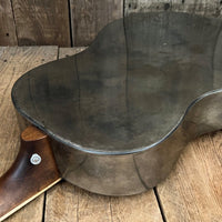 SOLD - Mule Resophonic Tri - Cone Round Neck Resonator Guitar - Mahar's Vintage Guitars