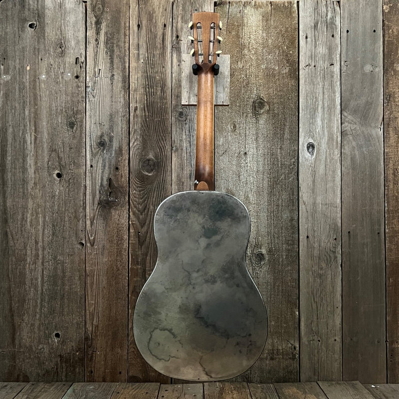 SOLD - Mule Resophonic Tri - Cone Round Neck Resonator Guitar - Mahar's Vintage Guitars