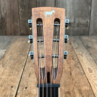SOLD - Mule Resophonic Tri - Cone Round Neck Resonator Guitar - Mahar's Vintage Guitars