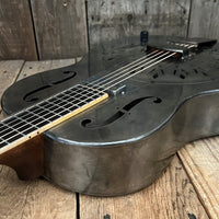 SOLD - Mule Resophonic Tri - Cone Round Neck Resonator Guitar - Mahar's Vintage Guitars