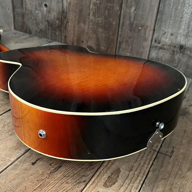 SOLD - National Model 1125 Dynamic Sold Top Archtop Guitar 1953 Sunburst - Mahar's Vintage Guitars