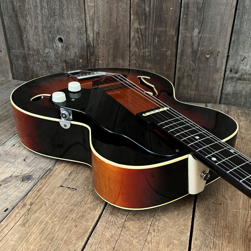 SOLD - National Model 1125 Dynamic Sold Top Archtop Guitar 1953 Sunburst - Mahar's Vintage Guitars