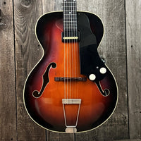 SOLD - National Model 1125 Dynamic Sold Top Archtop Guitar 1953 Sunburst - Mahar's Vintage Guitars