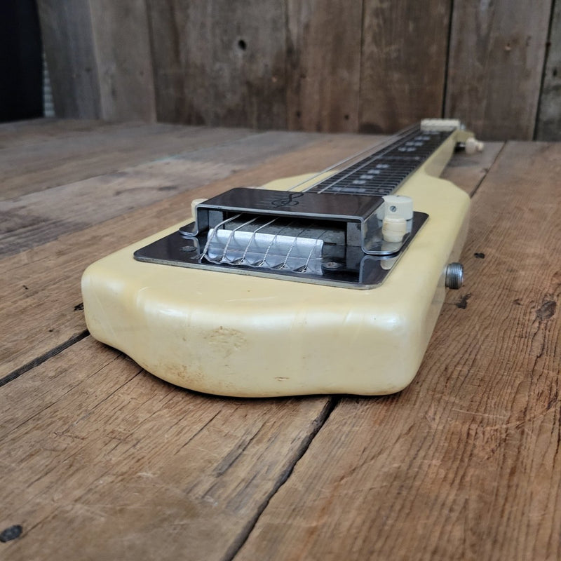 SOLD - Oahu (By Valco) "Symphony in White" Mother of Pearl Lap Steel - 1954 - Mahar's Vintage Guitars