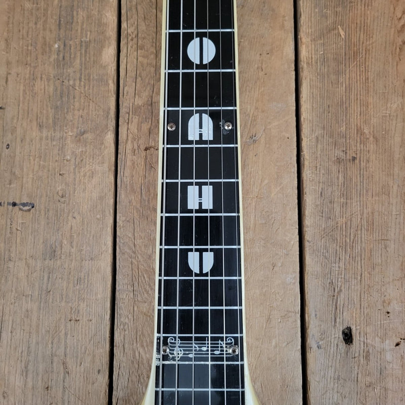 SOLD - Oahu (By Valco) "Symphony in White" Mother of Pearl Lap Steel - 1954 - Mahar's Vintage Guitars