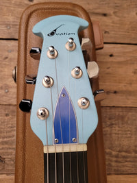 SOLD - Ovation Breadwinner 1973 Sky Blue Lyrachord finish - Mahar's Vintage Guitars