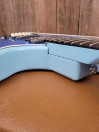 SOLD - Ovation Breadwinner 1973 Sky Blue Lyrachord finish - Mahar's Vintage Guitars