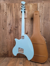 SOLD - Ovation Breadwinner 1973 Sky Blue Lyrachord finish - Mahar's Vintage Guitars