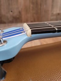 SOLD - Ovation Breadwinner 1973 Sky Blue Lyrachord finish - Mahar's Vintage Guitars