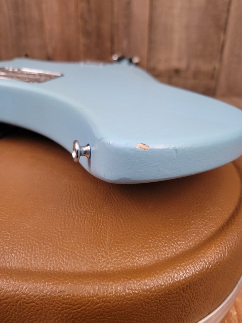 SOLD - Ovation Breadwinner 1973 Sky Blue Lyrachord finish - Mahar's Vintage Guitars