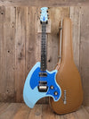SOLD - Ovation Breadwinner 1973 Sky Blue Lyrachord finish - Mahar's Vintage Guitars