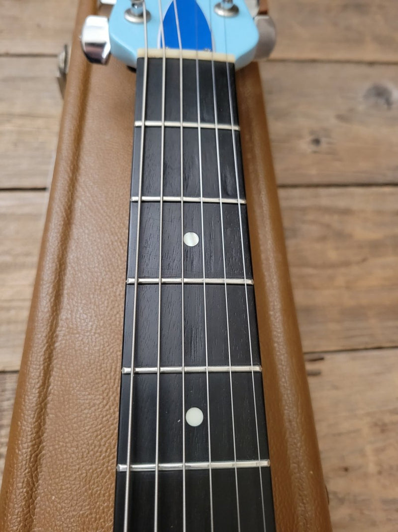 SOLD - Ovation Breadwinner 1973 Sky Blue Lyrachord finish - Mahar's Vintage Guitars
