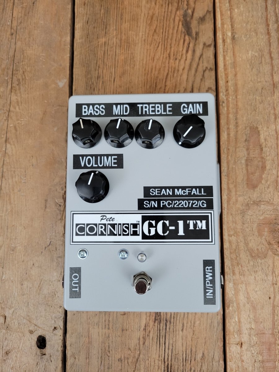 SOLD - Pete Cornish GC-1TM Overdrive Pedal – Mahar's Vintage Guitars