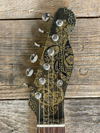 SOLD - Phillipe Dubreuille Philgood Esquire T - Style Paisley - Mahar's Vintage Guitars