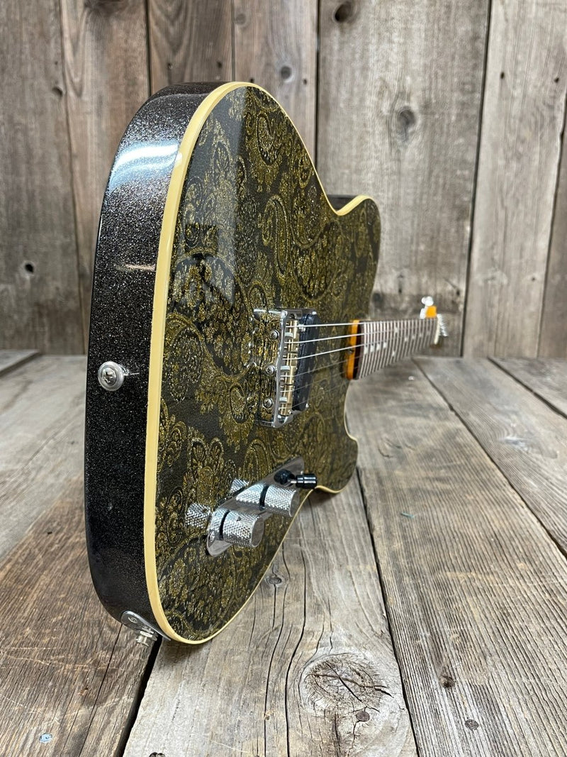 SOLD - Phillipe Dubreuille Philgood Esquire T - Style Paisley - Mahar's Vintage Guitars