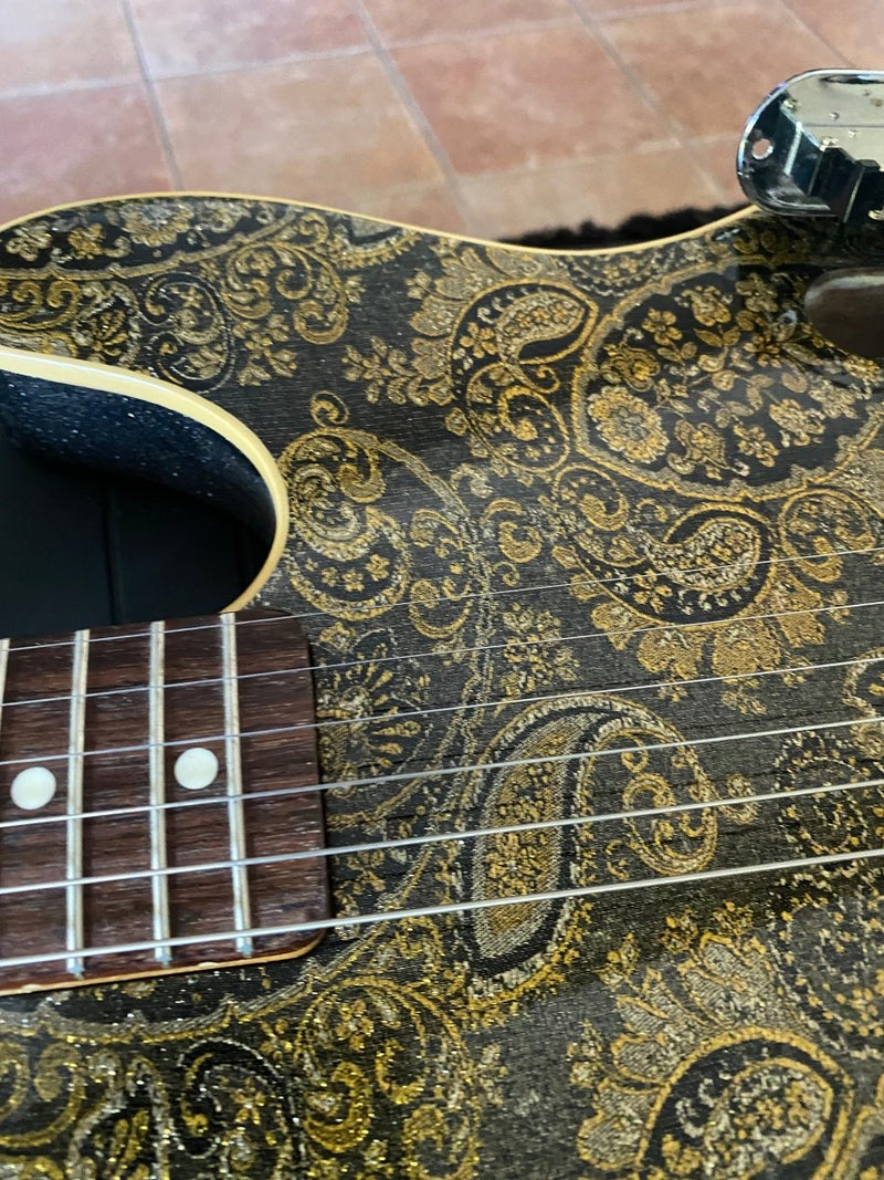 SOLD - Phillipe Dubreuille Philgood Esquire T - Style Paisley - Mahar's Vintage Guitars