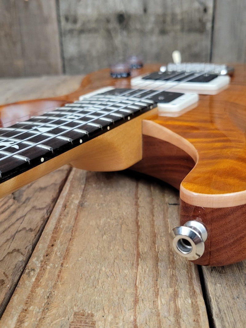 SOLD - PRS CE24 2016 Vintage Yellow Rosewood Fretboard Paul Reed Smith Amber - Mahar's Vintage Guitars
