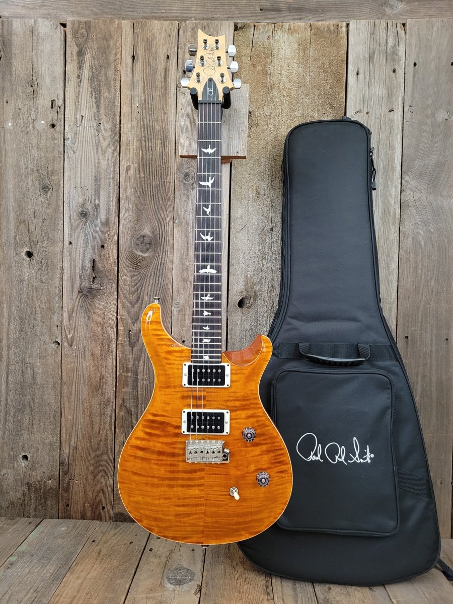 SOLD - PRS CE24 2016 Vintage Yellow Rosewood Fretboard Paul Reed Smith Amber - Mahar's Vintage Guitars