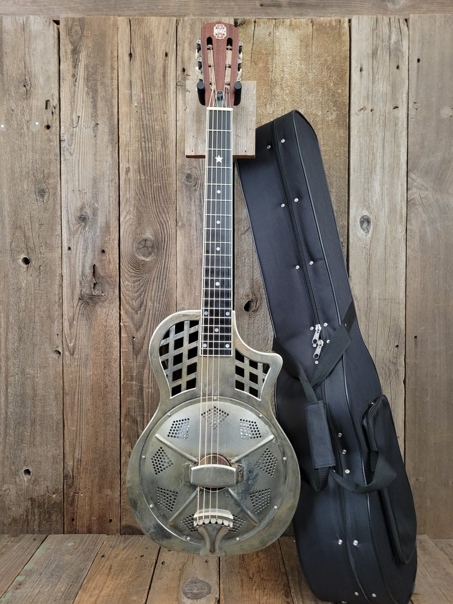 SOLD - Republic Highway 61 Standard Resonator Nickel Relic - Mahar's Vintage Guitars
