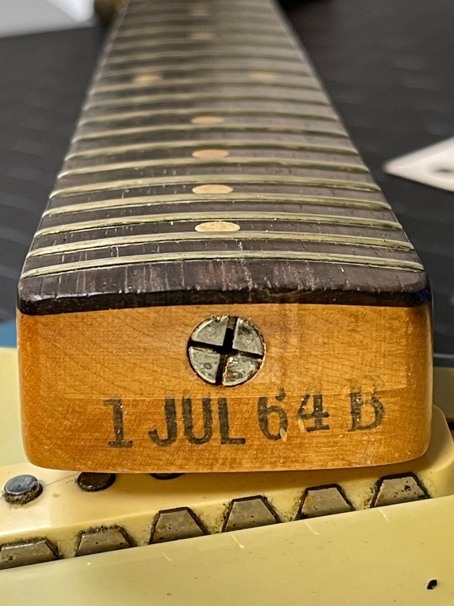 SOLD - Sell us yours! Fender Jaguar 1964 Custom Color Lake Placid Blue with Gold Hardware - Mahar's Vintage Guitars