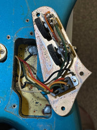 SOLD - Sell us yours! Fender Jaguar 1964 Custom Color Lake Placid Blue with Gold Hardware - Mahar's Vintage Guitars
