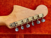 SOLD - Sell us yours! Fender Jaguar 1964 Custom Color Lake Placid Blue with Gold Hardware - Mahar's Vintage Guitars