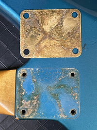 SOLD - Sell us yours! Fender Jaguar 1964 Custom Color Lake Placid Blue with Gold Hardware - Mahar's Vintage Guitars