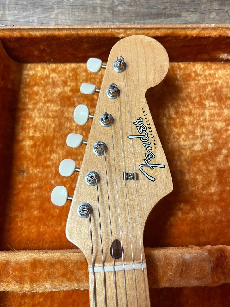 Sold! SELL US YOURS! Fender Musicmaster Gold Guard 1959 - Mahar's Vintage Guitars
