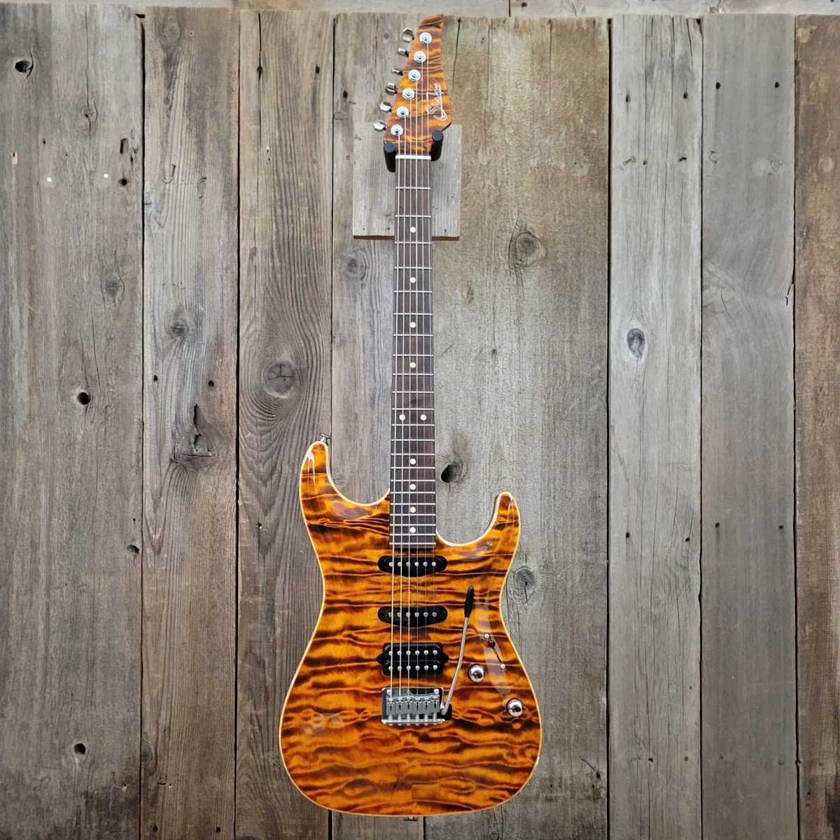 SOLD - Suhr Carve Top Standard Brazilian Fretboard Bengal