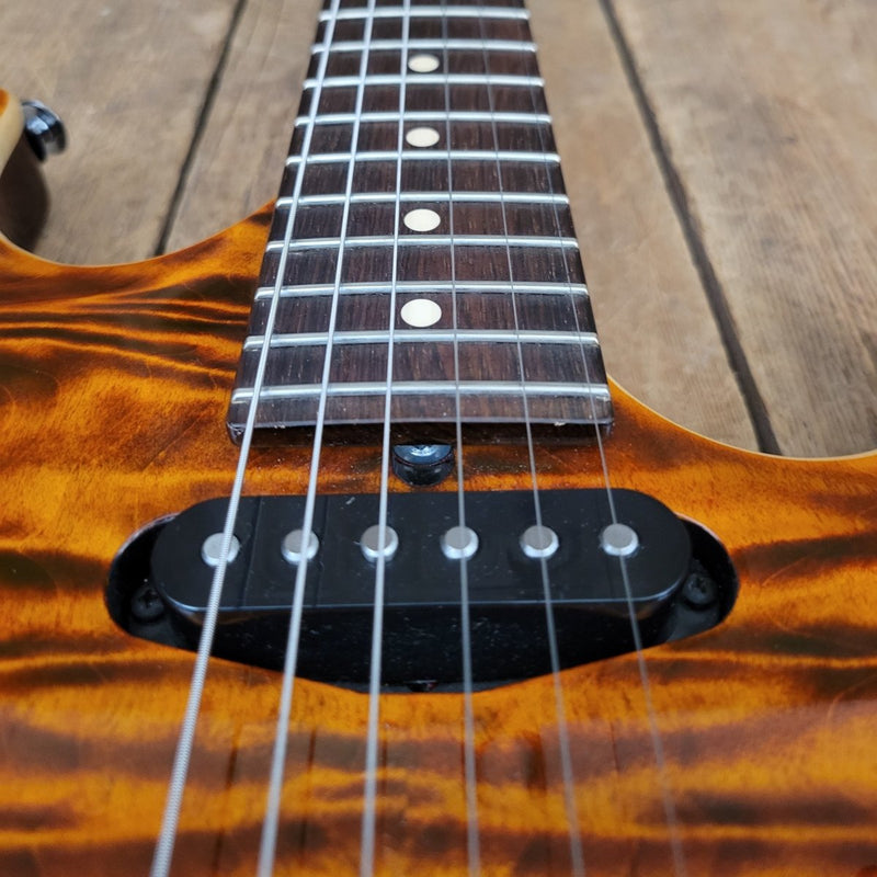 SOLD - Suhr Carve Top Standard Brazilian Fretboard Bengal Quilt - 2003 - Mint - Mahar's Vintage Guitars