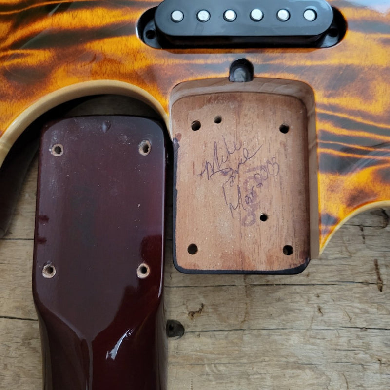 SOLD - Suhr Carve Top Standard Brazilian Fretboard Bengal Quilt - 2003 - Mint - Mahar's Vintage Guitars