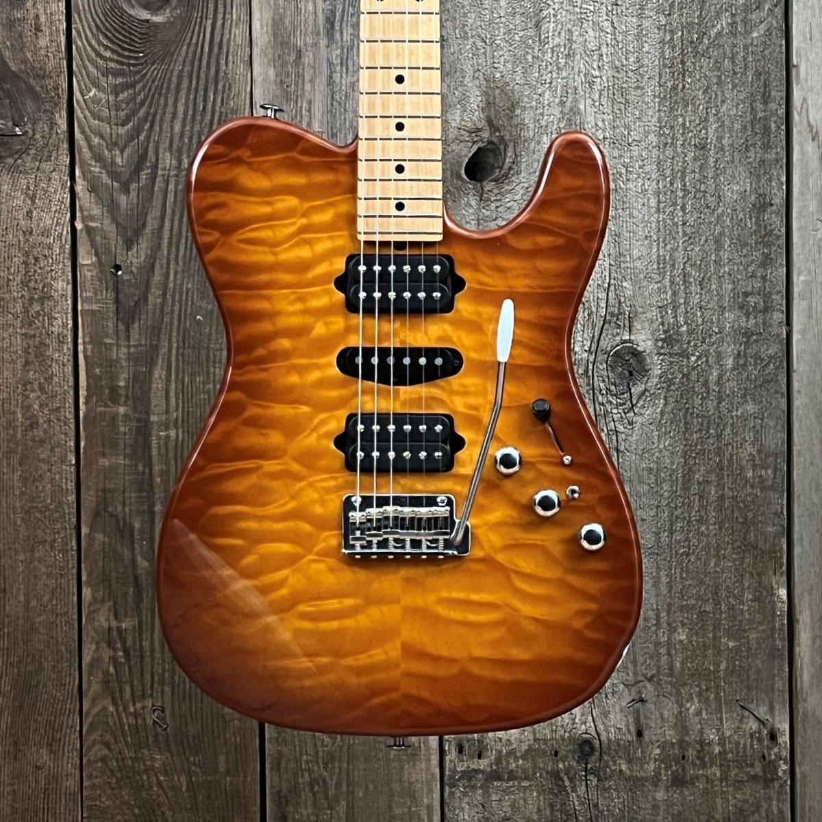 SOLD - Suhr Classic T Chambered Quilt 1999 - Mahar's Vintage Guitars