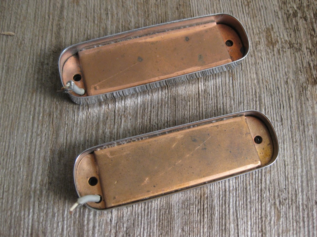 SOLD - Teisco Silvertone guitar pickup pair ET - 300 ET - 200 WG - 3L Vintage - Mahar's Vintage Guitars