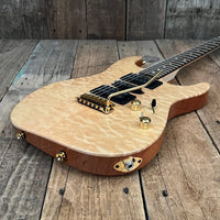 SOLD - Tom Anderson Hollow Drop Top Quilt Maple on Mahogany 2000 - Mahar's Vintage Guitars