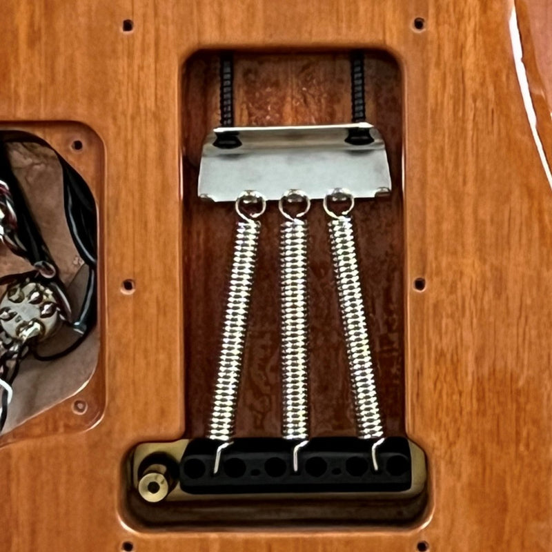 SOLD - Tom Anderson Hollow Drop Top Quilt Maple on Mahogany 2000 - Mahar's Vintage Guitars