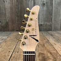 SOLD - Tom Anderson Hollow Drop Top Quilt Maple on Mahogany 2000 - Mahar's Vintage Guitars