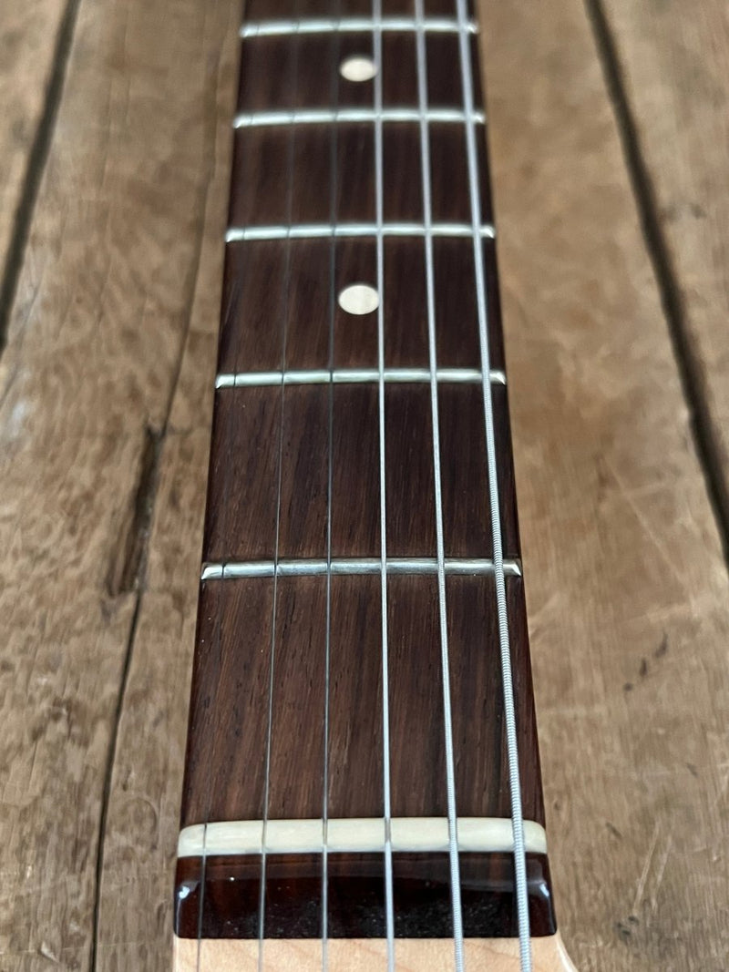 SOLD - Tom Anderson Hollow Drop Top Quilt Maple on Mahogany 2000 - Mahar's Vintage Guitars