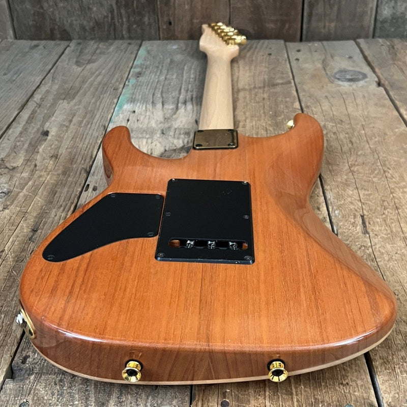 SOLD - Tom Anderson Hollow Drop Top Quilt Maple on Mahogany 2000 - Mahar's Vintage Guitars
