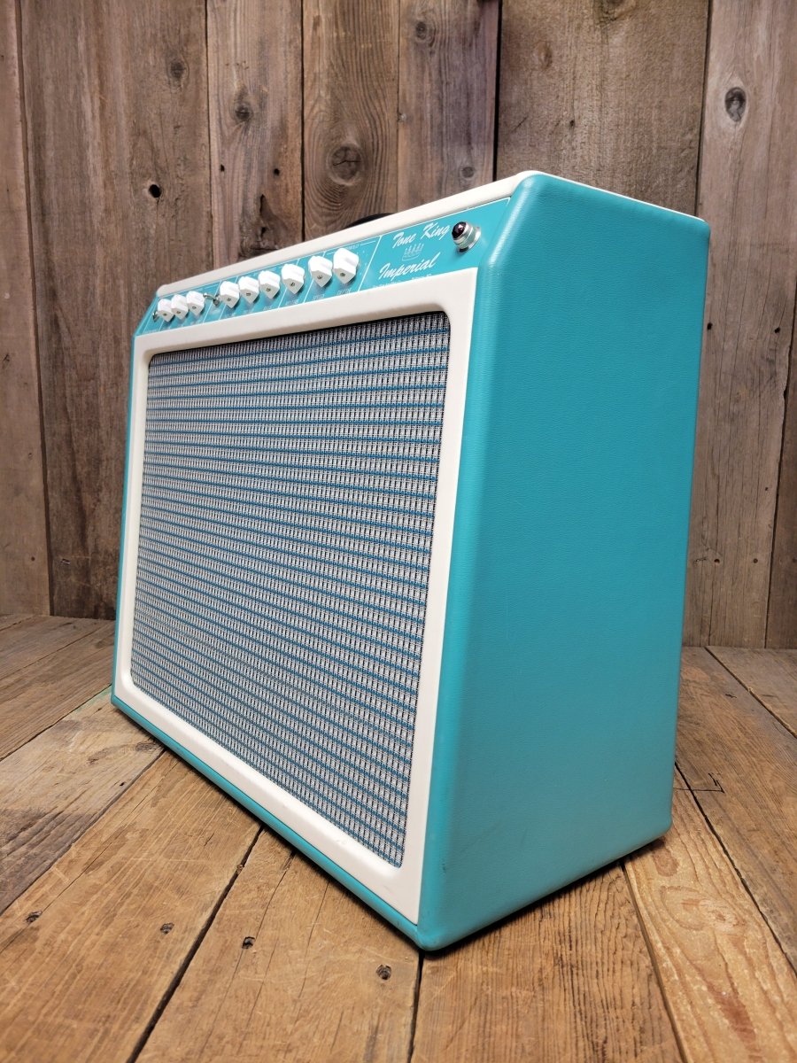 SOLD - Tone King Imperial MK1 Combo Turquoise - Mahar's Vintage Guitars